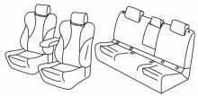 seat covers for Subaru XV, 2018> - 5 door