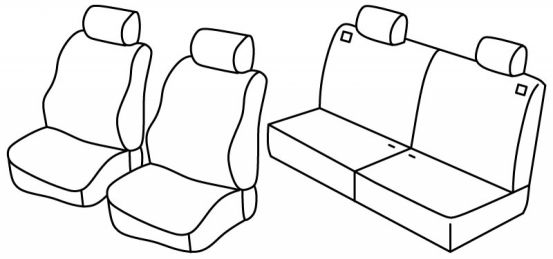 seat covers compatible for Suzuki Grand Vitara, 1998>2005