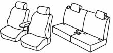 presvlake za sjedala za Suzuki Ignis, 2016> - 5 vrata