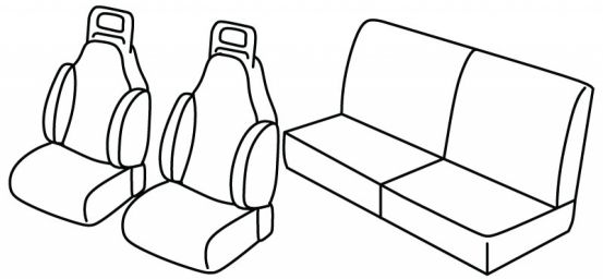 seat covers compatible for Suzuki Samurai, 1982>1998