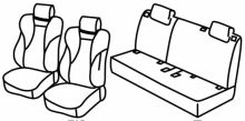 presvlake za sjedala za Suzuki Swift, 2017>