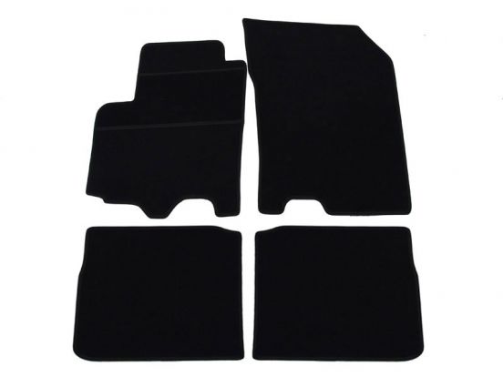 interior textile mats compatible for Suzuki SX4 S-Cross, 2013>2018, driver fixing system distance 17cm