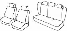 presvlake za sjedala za Suzuki SX4, 2006>2013 - Sedan - 4 vrata