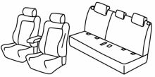 presvlake za sjedala za Suzuki Vitara, 2015>2024, 2024> - Elegance