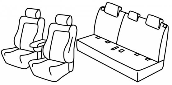 presvlake za sjedala odgovaraju za Suzuki Vitara, 2015>2024, 2024> - Elegance