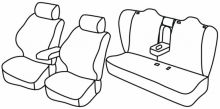 presvlake za sjedala za Tesla Model 3, 2017>2023 - 4 vrata
