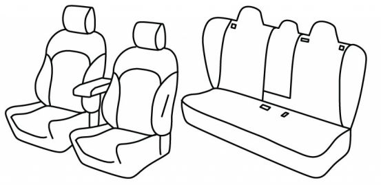 presvlake za sjedala odgovaraju za Tesla Model 3, 2023> - 5 vrata