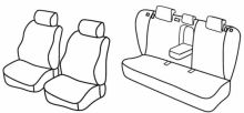 presvlake za sjedala za Toyota Avensis, 2009>06/2015 - Station Wagon - 5 vrata