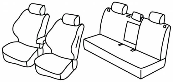 seat covers compatible for Toyota C-HR+, 2025> - Electric - 5 door