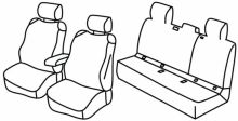 presvlake za sjedala za Toyota Corolla, 2019> - 5 vrata