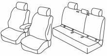 presvlake za sjedala za Toyota Corolla, 2019> - Sedan - 4 vrata