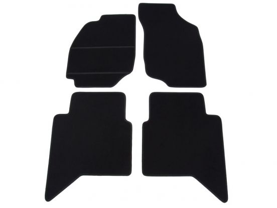 interior textile mats compatible for Toyota Hilux, 2006>2015