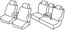 presvlake za sjedala za Toyota Land Cruiser, 2013>2015, 2015> - 5 vrata