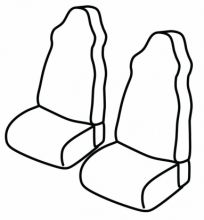 seat covers for Toyota MR2, 1999>2007 - Cabrio - 2 door