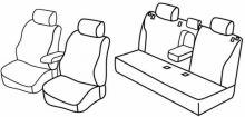 presvlake za sjedala za Toyota Prius, 2009>2016 - XW 30, HYBRID - 5 vrata