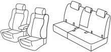 seat covers for Toyota Rav4, 2013>2018 - Elegance