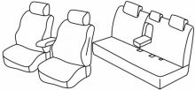 presvlake za sjedala za Toyota Rav4, 2016>2018 - Hybrid - 5 vrata
