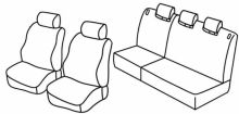 seat covers for Toyota Yaris, 2005>2010 - 5 door