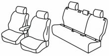 presvlake za sjedala za Toyota Yaris / Yaris Cross, 2020> - Hybrid - 5 vrata
