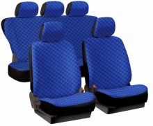Natur Fresh - Cotton seat cover - Blue