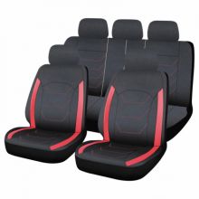 Seat Cover ”NAPOLES” 12 pcs. Black/Red 