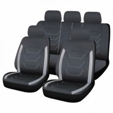 Seat Cover ”NAPOLES” 12 pcs. Black/Grey 