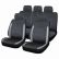 Seat Cover ”NAPOLES” 12 pcs. Black/Grey -1