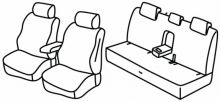 presvlake za sjedala za VW Amarok 2, 2023> - Aventura - 5 vrata