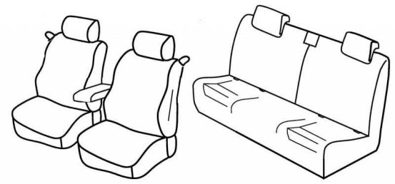 presvlake za sjedala odgovaraju za VW New Beetle, 2012> - 3 vrata