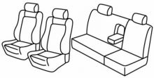 presvlake za sjedala za Volkswagen Bora, 1998>2005