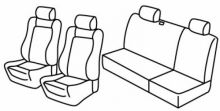 presvlake za sjedala za Volkswagen Bora, 1998>2005
