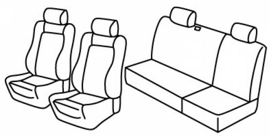 presvlake za sjedala odgovaraju za Volkswagen Bora, 1998>2005