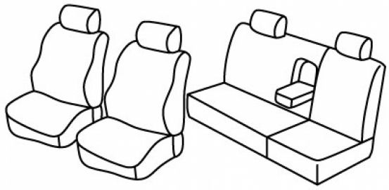 presvlake za sjedala odgovaraju za VW Bora, 1998>2005