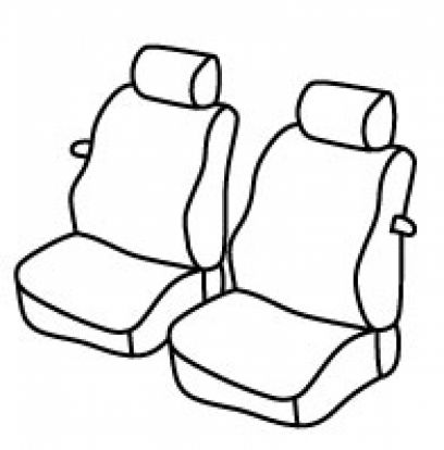 presvlake za sjedala odgovaraju za Volkswagen Caddy, 1995>2004