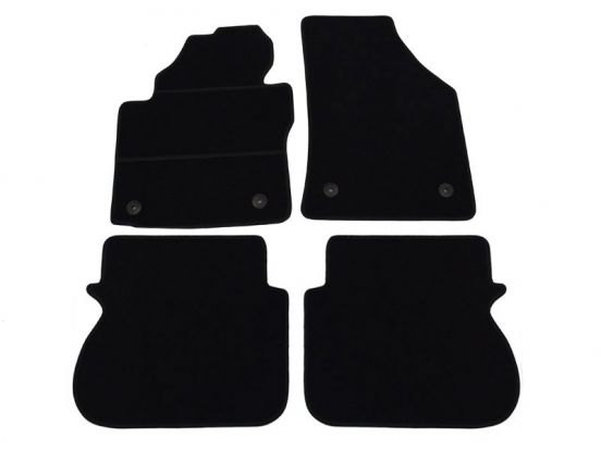 tekstilni tepih za unutrašnjost odgovara za VW Caddy 4, 2015>2020, 2 reda