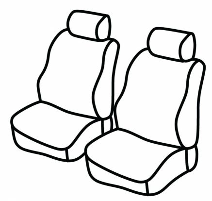 presvlake za sjedala odgovaraju za VW Caddy, 2020>