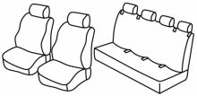 presvlake za sjedala za VW Crafter, 2017>