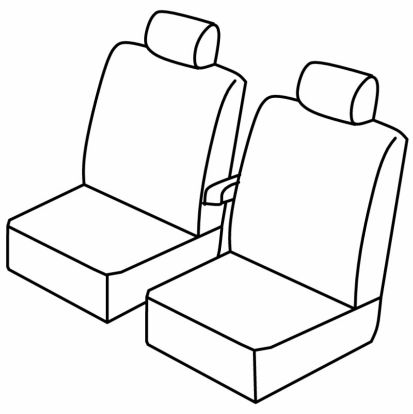 presvlake za sjedala odgovaraju za Volkswagen Crafter, 2017>