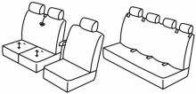 presvlake za sjedala za VW Crafter, 2017> - 6+1
