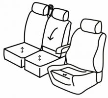 presvlake za sjedala za VW Crafter, 2017>