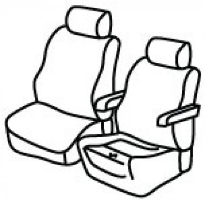presvlake za sjedala odgovaraju za VW Crafter, 2017>