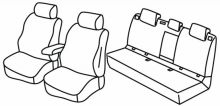 presvlake za sjedala za Volkswagen e-Golf 7, 2017> - 5 vrata