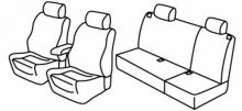 seat covers for Volkswagen Golf 4 Variant, 1998>2003 - 5 door