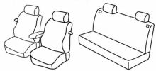 presvlake za sjedala za VW Golf 4, 1998>2000 - 3 vrata
