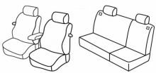 presvlake za sjedala za VW Golf 4, 1998>2000 - 3 vrata
