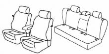 seat covers for Volkswagen Golf 5, 2003>2008 - Sportline - 3 door