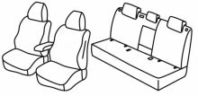 seat covers for VW Golf 5/ Jetta, 2003>2008 - Comfortline - 5 door