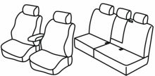 presvlake za sjedala za Volkswagen Golf Plus, 2011> - facelift - 5 vrata