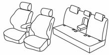 presvlake za sjedala za Volkswagen Jetta 6, 2010> - Comfortline - 4 vrata