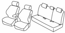presvlake za sjedala za Volkswagen Jetta 6, 2010> - Comfortline - 4 vrata